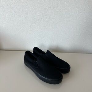 Classic Black Slip-On Men's Shoes